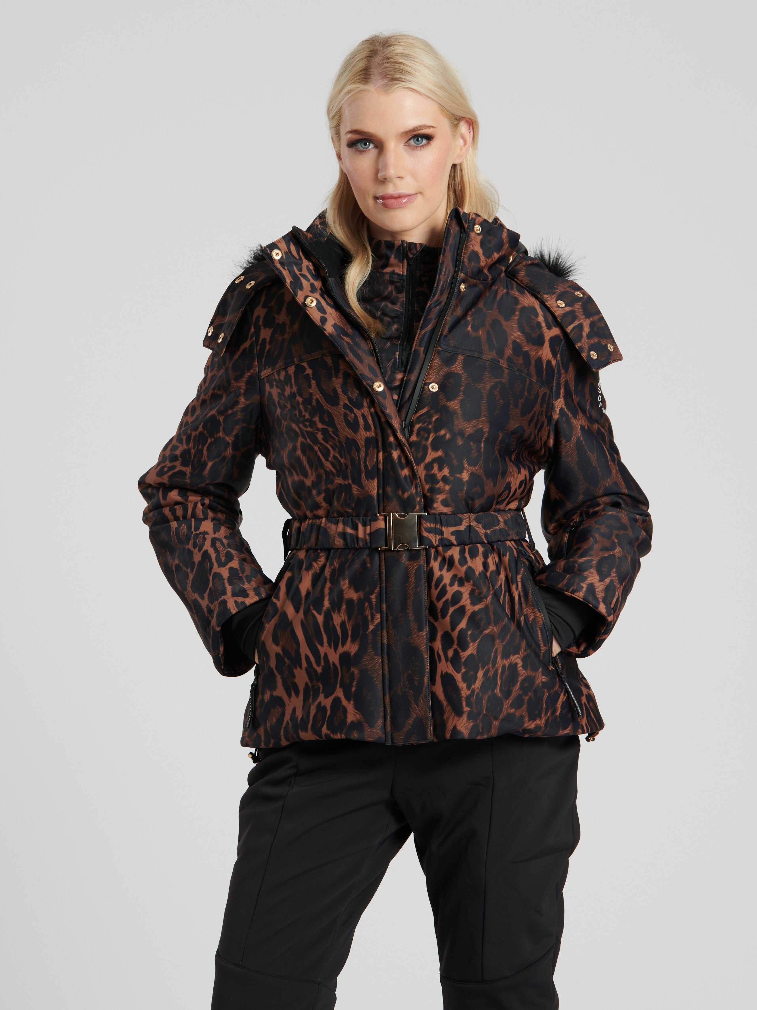 Animal print hot sale padded jacket