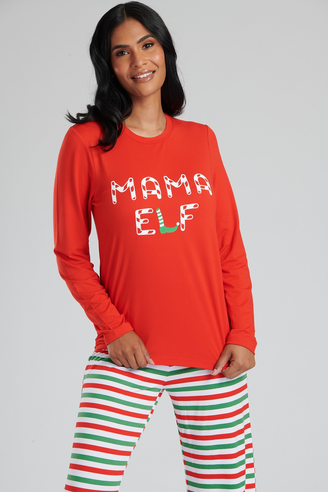 Mama Elf' Long Sleeve And Long Pant Pyjama Set – Continental Textiles